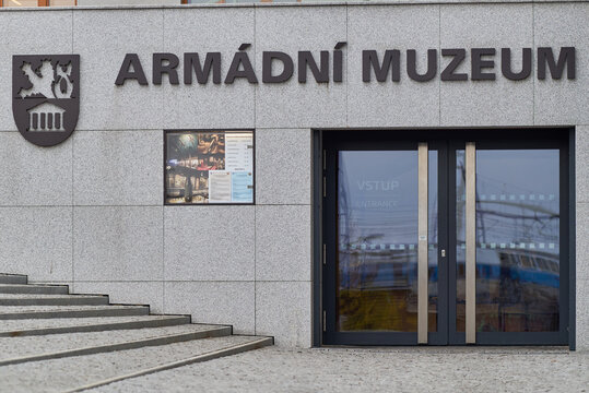 Army Museum Zizkov exhibiting military history of the Czech territory and statehood in Prague, Czech Republic