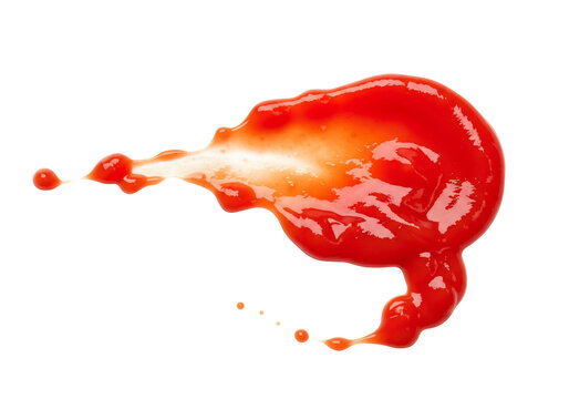Red sauce splash food culinary cooking transparent background