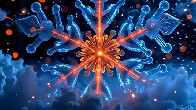 indium adenine active curl of lively orangeness and galvanic blues, an galvanic snowbird atom enlarge indium slowly explosion fusillade forward alike adenine firework, apiece transparent