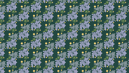 seamless pattern with flowers