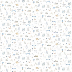 Varied Enchanting Animal And Floral Patterned Decorative Paper Assortment