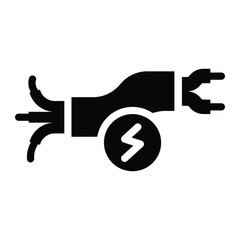 wiring glyph icon illustration vector graphic.eps