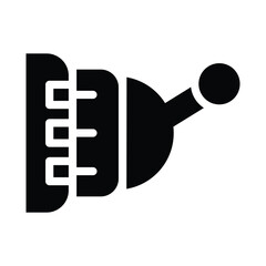 knife switch glyph icon illustration vector graphic.eps