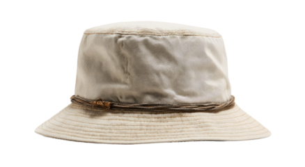 Off-white bucket hat, distressed