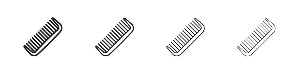 Hair brush icon vector graphics. black style vector icons