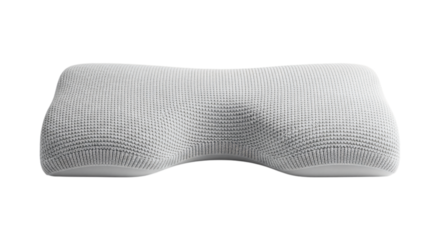 Ergonomic pillow isolated on transparent background