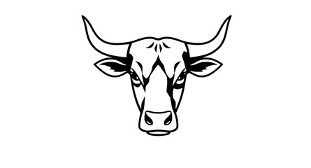 bull head clipart, aggressive bull drawing, bull face isolated, bull ink drawing, bull pencil sketch, bull artwork isolated, fierce bull illustration, bull head contour, bull symbol art, farm bull hea