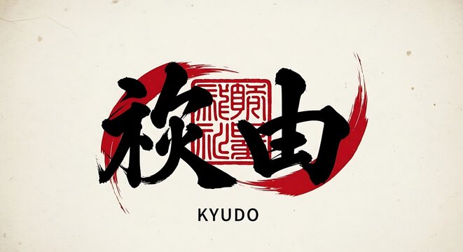 Japanese Archery Kyudo - Traditional Martial Art.