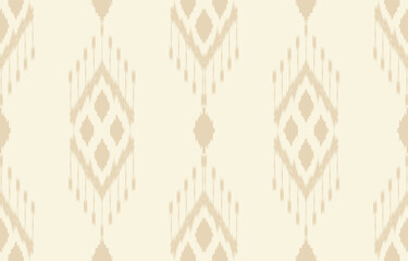 Ethnic abstract ikat art. Aztec ornament print. geometric ethnic pattern seamless  color oriental.  Design for background ,curtain, carpet, wallpaper, clothing, wrapping, Batik, vector illustration.