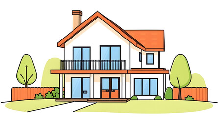 cartoon house in nature, house with chimney cartoon, cartoon farmhouse, animated house illustration, cartoon home landscape, colorful cottage cartoon, cartoon little house, dream house cartoon, cartoo