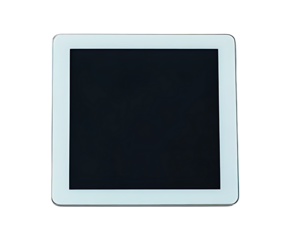 Contemporary digital tablet isolated on transparent background perfect for tech startups, software demonstrations, and digital communication materials