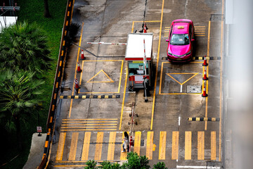 Security system, parking for buildings