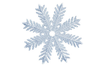 snowflake isolated on white background