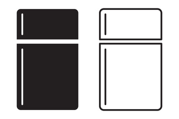 Fridge icon. fridge vector icons for web design isolated on white background eps 10