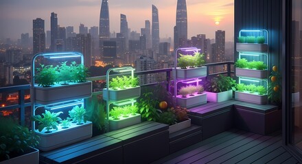 Urban Gardening: Grow Your Own Food on a Balcony with Smart LED Grow Systems