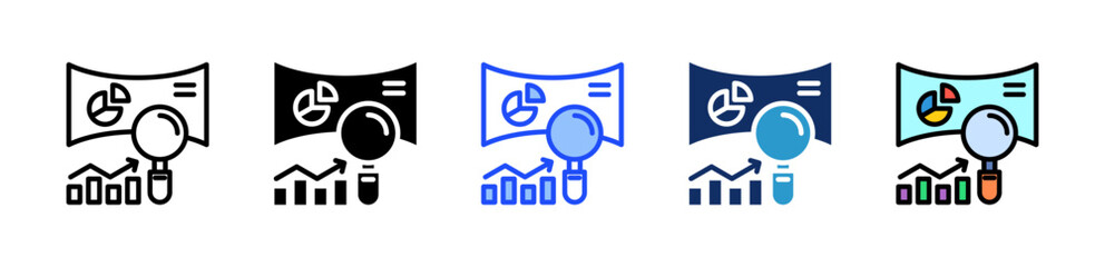 Project Dashboard Icon Collection Featuring Multiple Styles