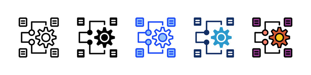 Framework Icon Collection Featuring Multiple Styles