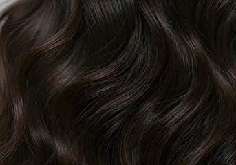 Naklejka premium black hair background