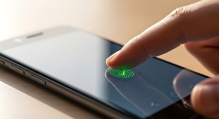 Fingerprint Scan on Smartphone