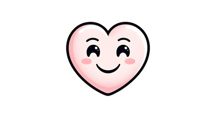 cartoon love heart, adorable heart smile, cheerful heart illustration, romantic smiling heart, emoji heart face, cartoon valentine heart, lovely heart character, cute face heart, love smile heart, ani