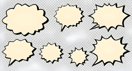 comic talk bubbles, comic book bubbles, empty speech bubbles, vector comic speech bubbles, comic balloon set, speech bubble shapes, comic thought bubbles, cartoon dialogue bubbles, speech bubble pack,