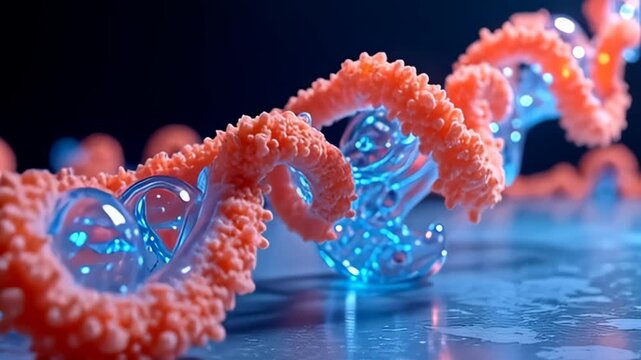 hug the mesmerizing stream of adenine glowing atom discover indium chromatic animation, with take coral and sapphire establishment wrench elegantly along adenine minimal surface, apiece