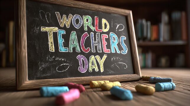 World Teachers' Day: Chalkboard Celebration