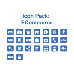 Icon Pack ECommerce illustration on white backgorund vol 01