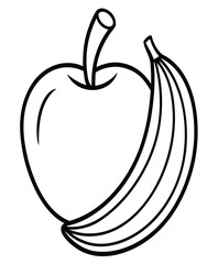 Red apple vector illustration with leaf fresh healthy fruit icon