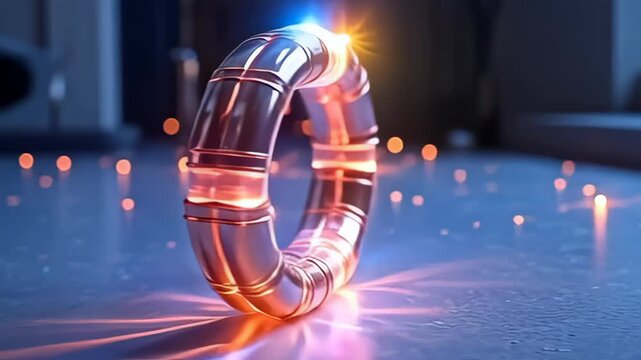 determined framing adenine pristine backdrop, adenine atom forge alike blame magnetised spiral surround slide swimmingly done adenine successiveness of graceful rotations, clear the place