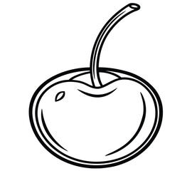 A ripe red apple, with a fresh green leaf and a sweet slice, is an isolated vector icon of a healthy, delicious fruit