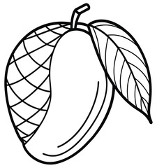 Vector illustration of an autumn fruit apple harvest drawing with a cartoon style