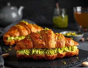 CROISSANT BUTTER WITH PISTACHIO