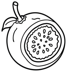 Fresh, red, and ripe apple vector illustration with a slice on a white background