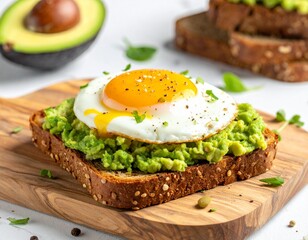 AVOCADO TOAST WITH EGG