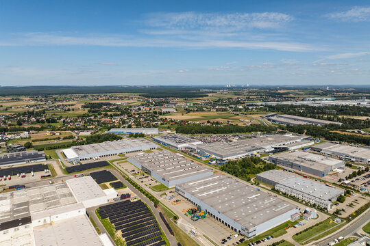 Tychy - industrial zone - industrial landscape