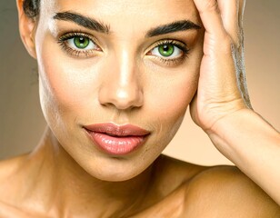 Close-up portrait of a woman with flawless skin (4)