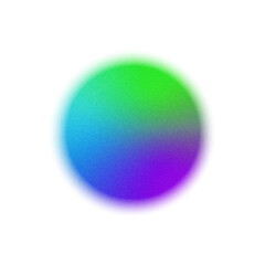 Vibrant circular stains and stain gradient with smooth abstract flow.