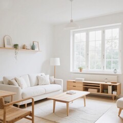 Modern Minimalist Living Room Interior Design
