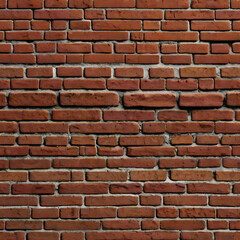 Obraz premium A weathered brick wall, showcases the beauty of age and durability. Each brick tells a story of time and history. revealing the essence of construction and architecture.