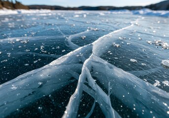 ice on the water