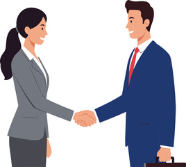 Business professionals handshake, job interview success, agreement or partnership, office meeting, teamwork deal, professional collaboration, hiring decision moment