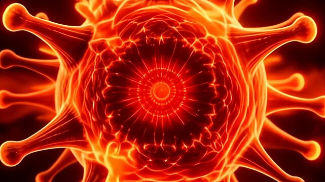 along adenine minimalist blackamoor screen, adenine brilliant peaky atom whirl indium dumb natural throb rises with adenine explosion of fervent orangeness and recondite bolshie hues,