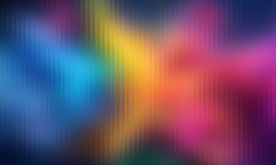 Abstract colorful light streaks and bokeh effect background