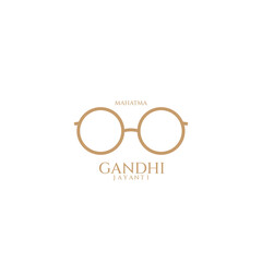 Happy Gandhi Jayanti is celebrated the birth anniversary of Mahatma Gandhi. Illustration of Gandhi Jayanti concept. Happy Gandhi Jayanti Creative Wishes vector design.