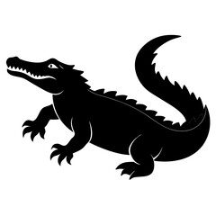 silhouette of a dragon