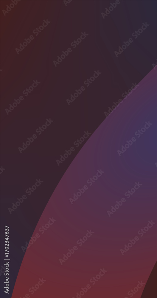 Poster abstract background with lines in purple and blue colors gradient copy space