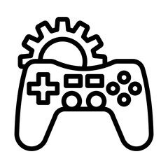 Game Settings line icon