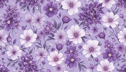 purple flowers background