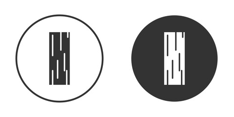 Wood board icon vector. simple design logo icons set